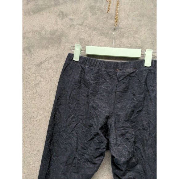 🍑NO BOUNDARIES Women Leggings Workout Casual Yoga Mid Rise Navy SIZE L (11-13) - Picture 6 of 7